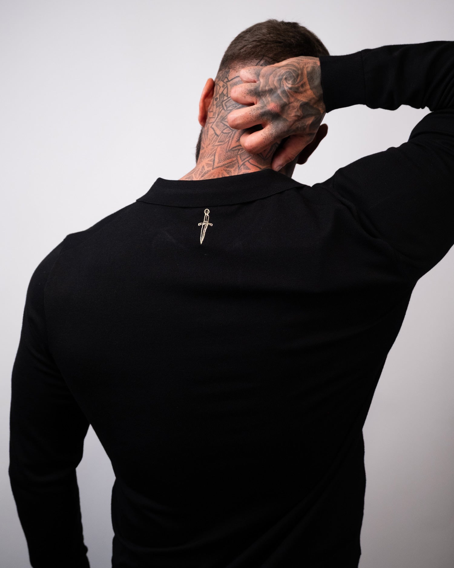 Black Long Sleeve - Gold Trim (Limited Edition)