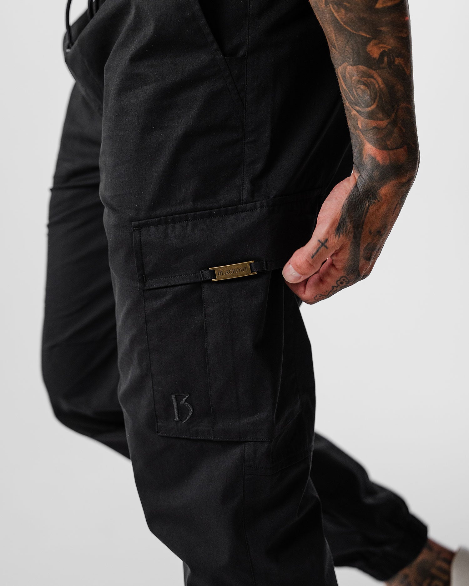 Black Utility Cargos