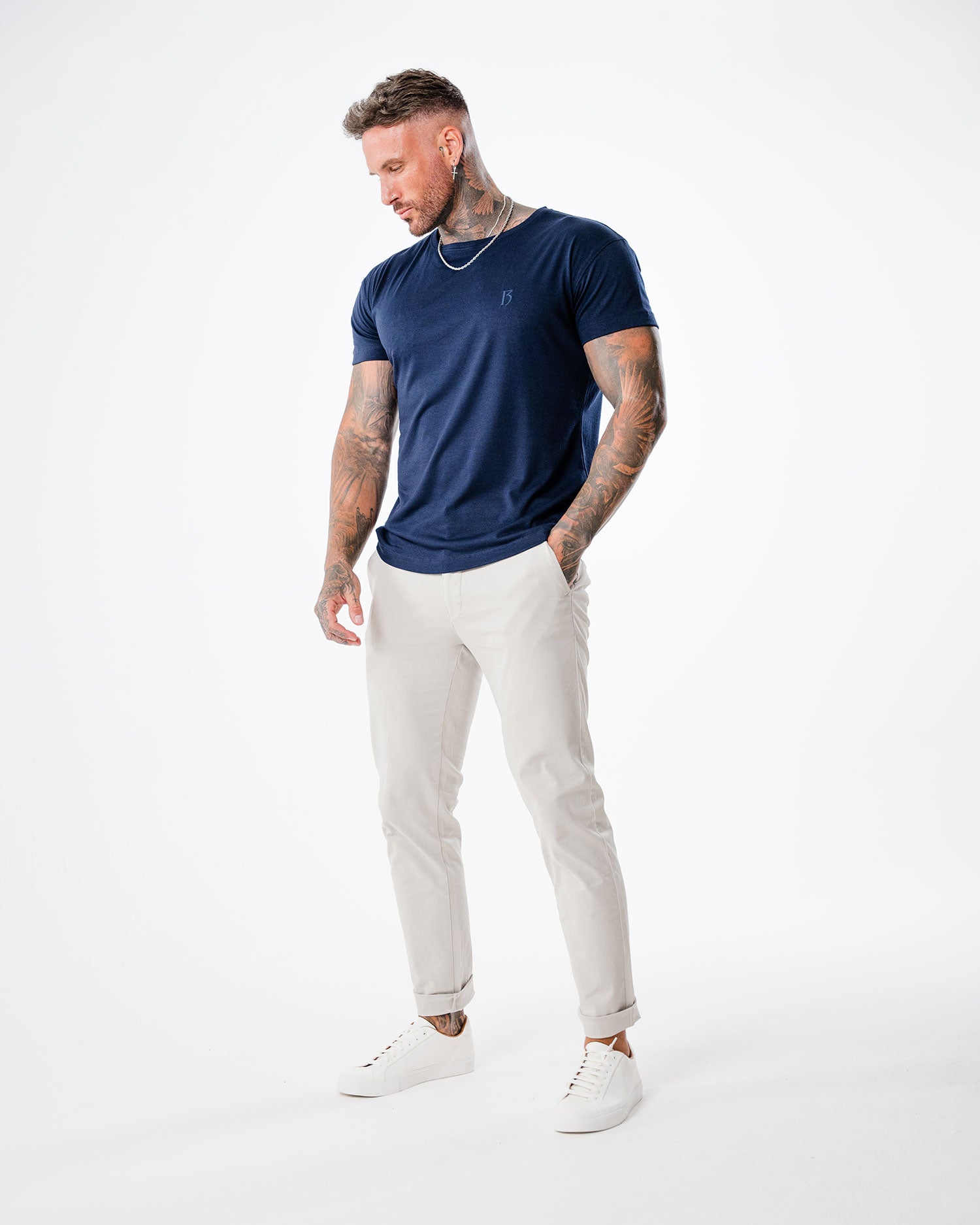 Dark Navy Slim Fit T Shirt