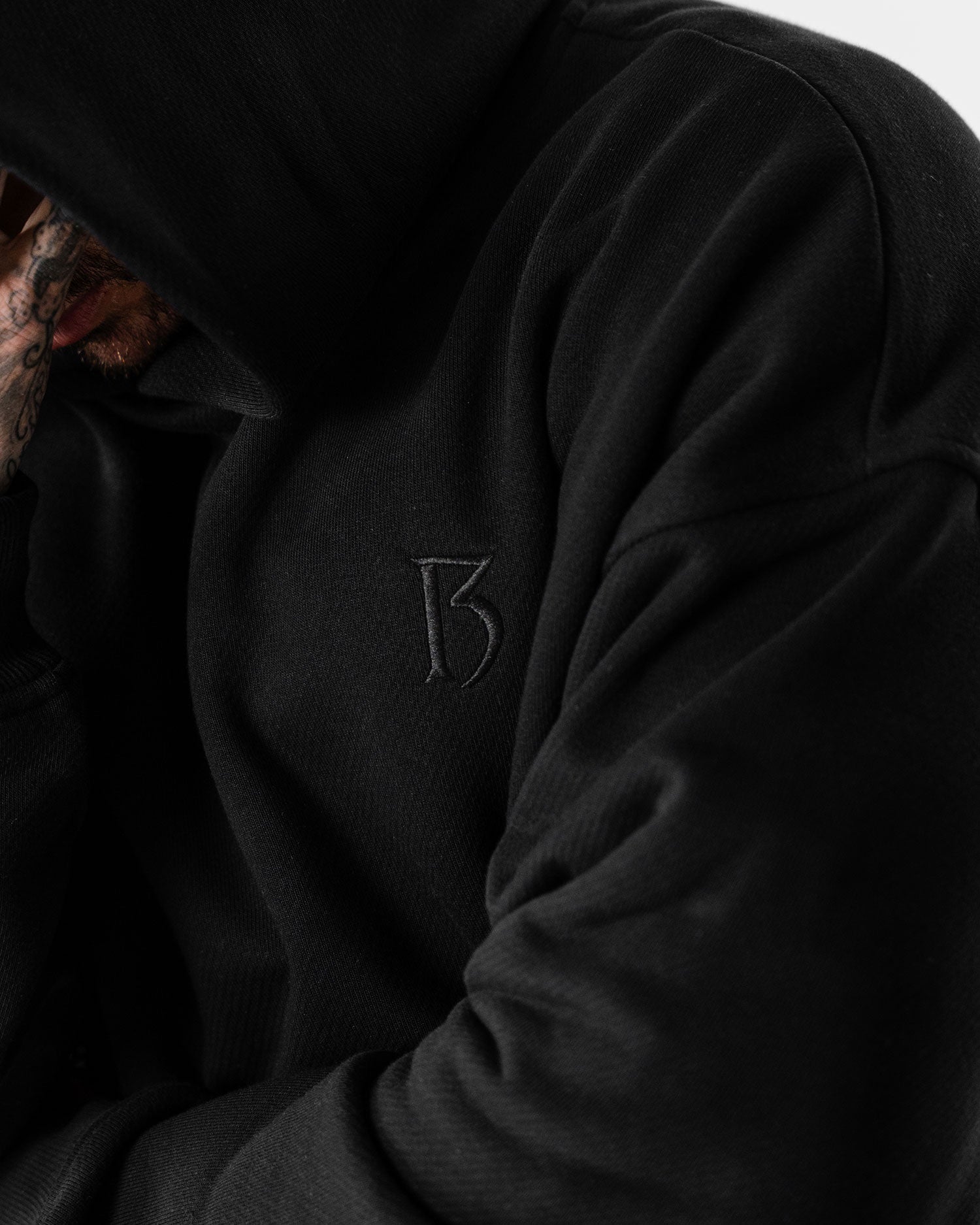 Black Oversized Hoodie