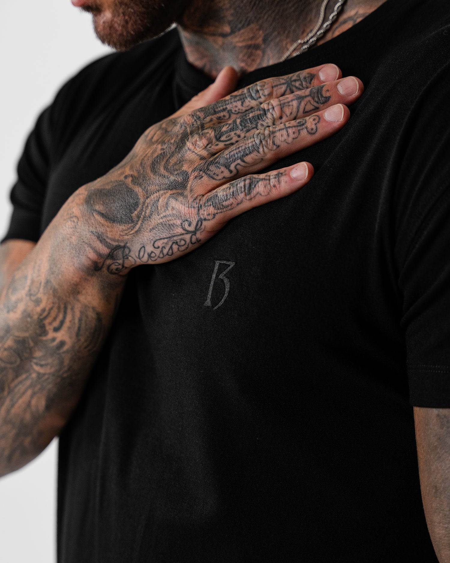 Black Slim Fit T Shirt