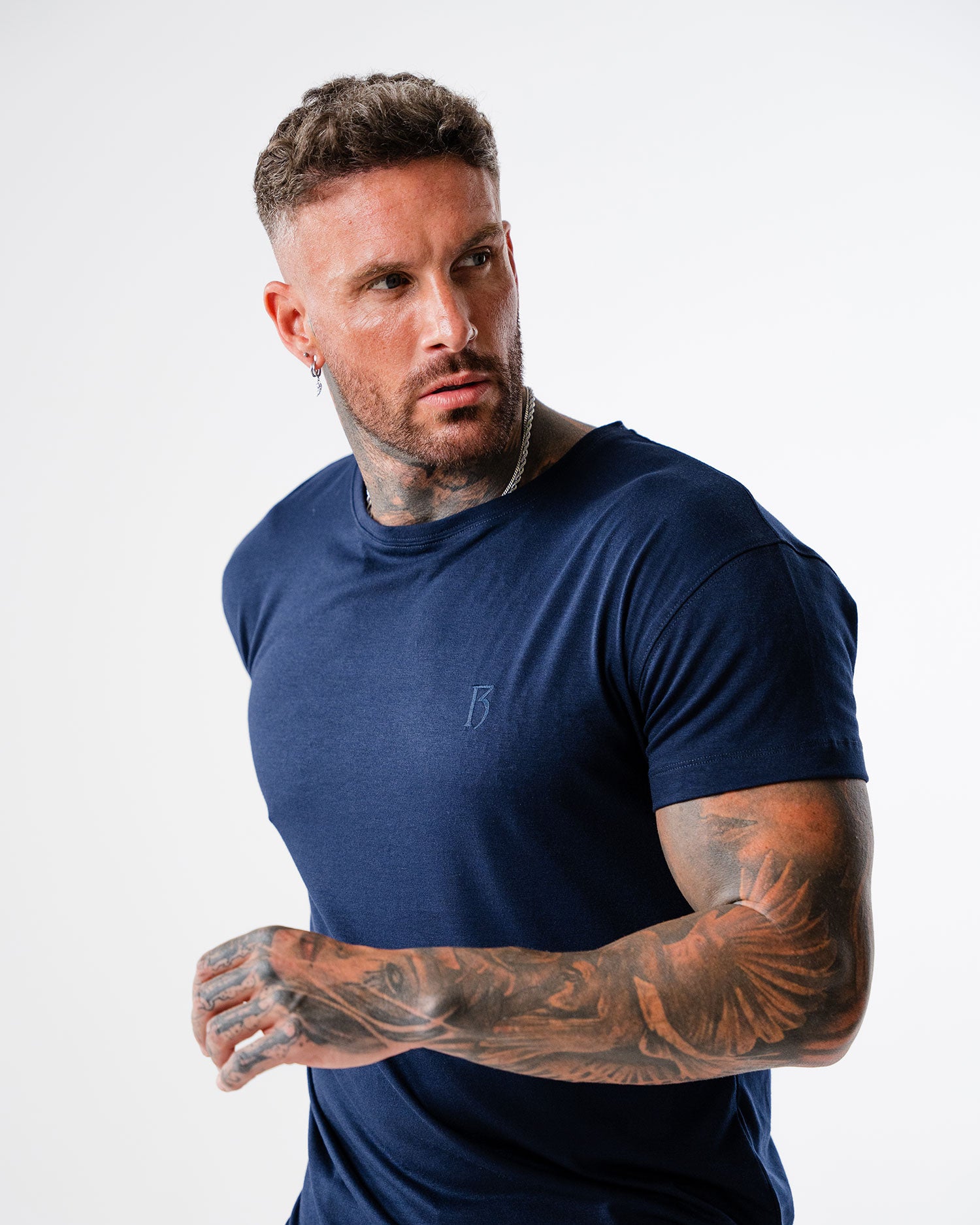 Dark Navy Slim Fit T Shirt